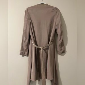 All Saints Japanese silk overcoat